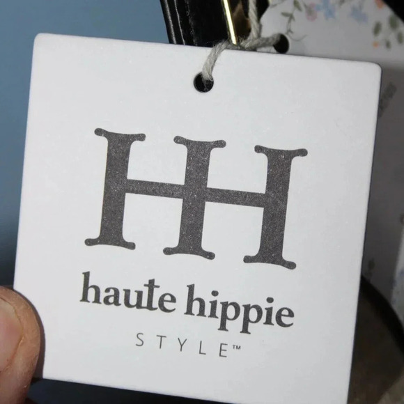 Haute Hippie Green On the Go Backpack Viral Decorative Beige Strap NWT